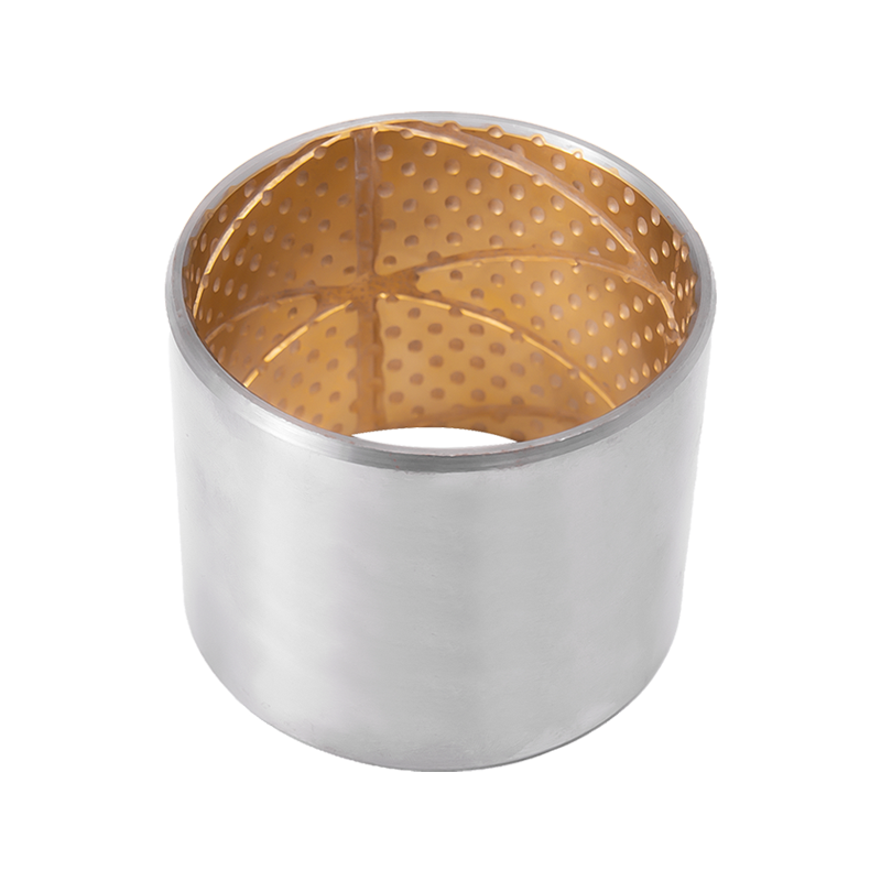 Rolamento composto bimetálico com ranhura de óleo de cor natural HZ802